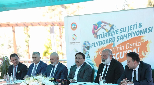 Kocasinan, Türkiye Su Jeti Ve Flyboard Şampiyonası'na Ev Sahipliği Yapacak