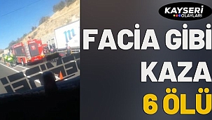 Malatya- Kayseri Karayolu'nda kaza: 6 ölü