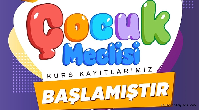 MELİKGAZİ ÇOCUK MECLİSİ'NDE KURS KAYITLARI BAŞLADI