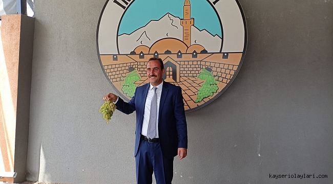 Mustafa İlmek, Kayseri halkını Üzüm Festivali'ne davet etti