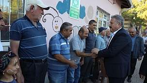 PALANCIOĞLU, GÜRPINAR'A MÜJDE İLE GİTTİ