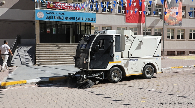 TALAS'TA OKULLAR YENİ DÖNEME HAZIRLANIYOR