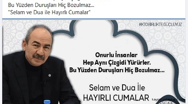 CUMA MESAJI İLE ATIŞTILAR