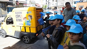 GÜLÜK MAHALLESİNDE ÖĞRENCİLERLE 'TEMİZ ÇEVRE, TEMİZ TOPLUM' ÇALIŞMASI