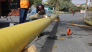 GÜRPINAR'A DOĞALGAZ HAYIRLI OLSUN