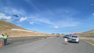 HEM HAVADAN HEM KARADAN DENETİM YAPILDI