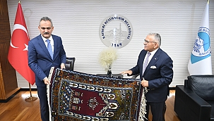 MİLLİ EĞİTİM BAKANI ÖZER KAYSERİ'DE