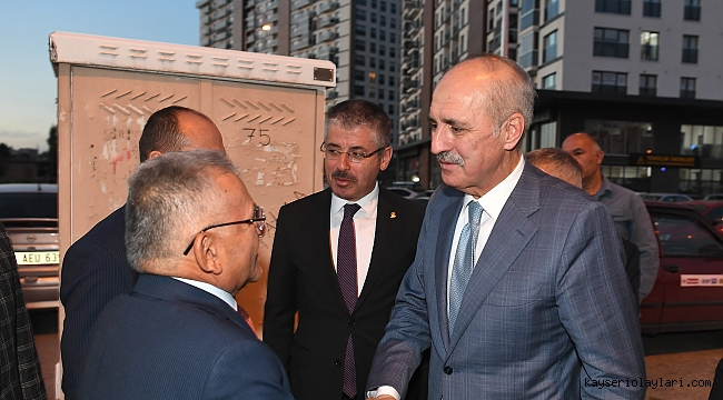 NUMAN KURTULMUŞ AK PARTİ İL TEŞKİLATIYLA BULUŞTU