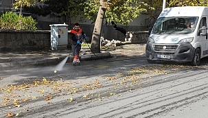 16 ARAÇ VE 40 PERSONELLE TEMİZLİK YAPILDI