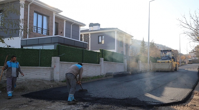 ALTINOLUK MAHALLESİ'NDE ASFALT ÇALIŞMASINA BAŞLADI