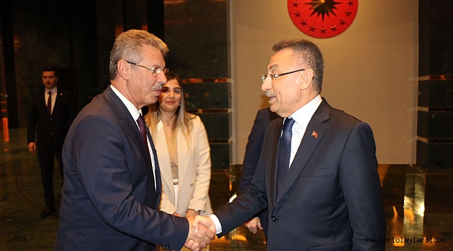 CUMHURBAŞKANI YARDIMCISI FUAT OKTAY'LA GÖRÜŞTÜ