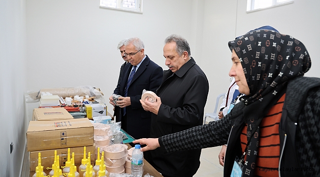 DESTEK TALAS'TAN ÜRETMEK KADINLARDAN