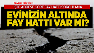 Evinizin altından fay hattı geçiyor mu?