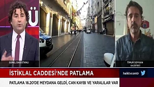 İstiklal'deki patlama sonrası Halk TV'de skandal sözler