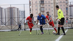 KOCASİNAN'IN AMPUTE FUTBOL TAKIMI'NDAN BÜYÜK BAŞARI
