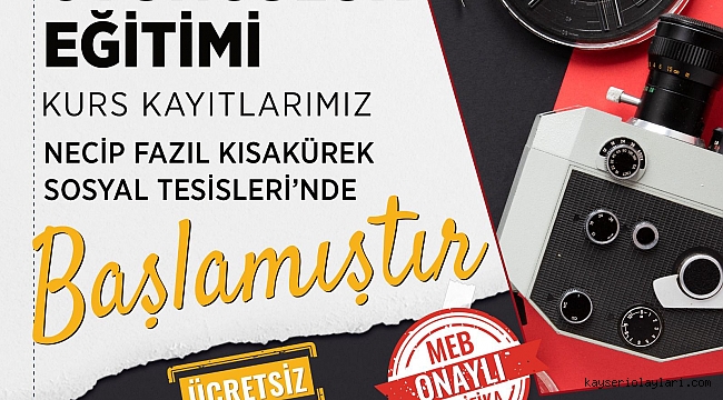 MELMEK'TE TEMEL OYUNCULUK EĞİTİMİ KAYITLARI BAŞLADI
