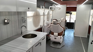 OTOBÜS GEZİCİ AĞIZ VE DİŞ SAĞLIĞI KLİNİĞİNE DÖNÜŞTÜRÜLDÜ