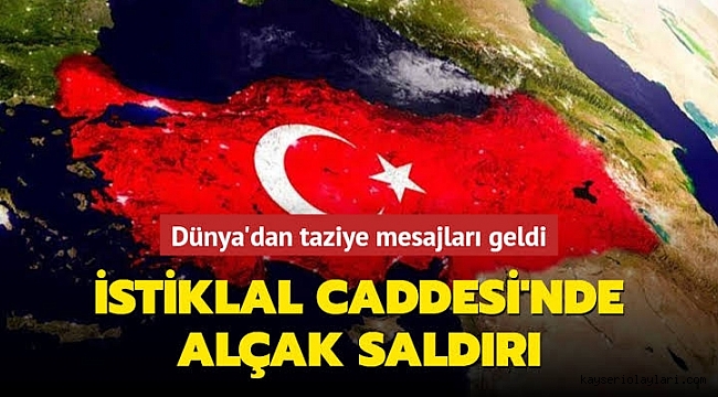 Ülkelerden İstanbul'daki patlamayla ilgili taziye mesajları geldi