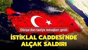 Ülkelerden İstanbul'daki patlamayla ilgili taziye mesajları geldi