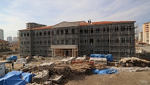 YILDIRIM BEYAZIT'TA İLKOKUL VE ANAOKULU HIZLA TAMAMLANIYOR