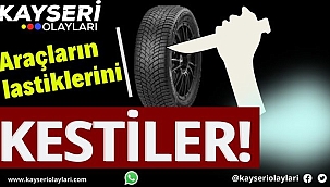 10 Arabanın Lastiğini Lestiler