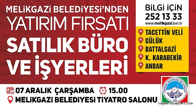 22 ADET OFİS VE İŞYERİ İHALESİ İÇİN SON 2 GÜN