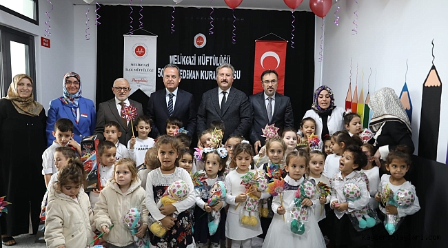 50. YIL DEDEMAN KUR'AN KURSU'NUN AÇILIŞINI YAPTI