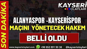 Alanyaspor – Kayserispor maçını yönetecek Hakem Belli Oldu