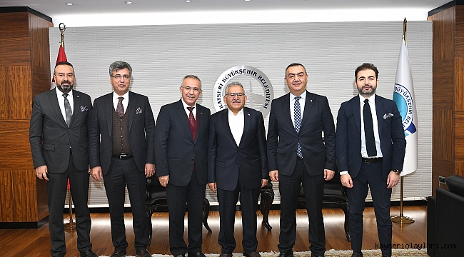 BAŞKAN BÜYÜKKILIÇ, KAYSO HEYETİNİ KABUL ETTİ