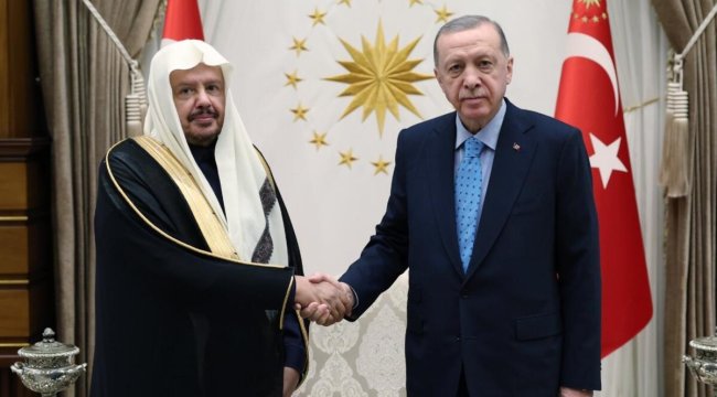 Başkan Erdoğan, Muhammed Al Şeyh ile görüştü