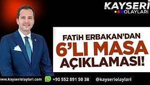 Fatih Erbakan 6'lı Masaya Gönderme Yaptı