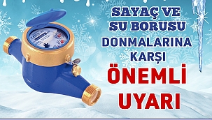 KASKİ'DEN SU SAYAÇLARI İÇİN ÖNEMLİ UYARI