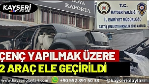 Kayseri'de Çenç Araç Operasyonu