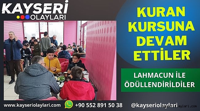 Kuran Kursu'na Devam Ettiler 