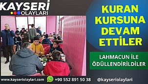 Kuran Kursu'na Devam Ettiler 