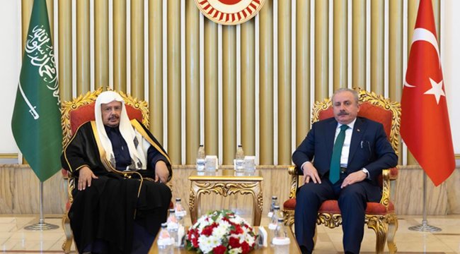 Meclis Başkanı Şentop, Suudi Arabistanlı mevkidaşı ile görüştü
