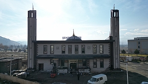 MELİKGAZİ'DE ŞEHİTLER CAMİ SONA YAKLAŞIYOR