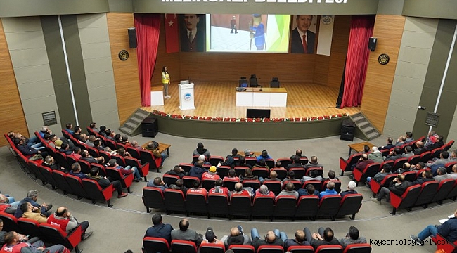 MELİKGAZİ PERSONELİNE İŞ SAĞLIĞI VE GÜVENLİĞİ EĞİTİMİ