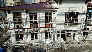 NURETTİN-NACİYE SETENCİ AİLE SAĞLIĞI MERKEZİ HIZLA TAMAMLANIYOR