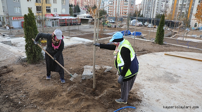 ÖZEL TÜRLERDEN OLUŞAN 200 AĞAÇ TOPRAKLA BULUŞUYOR