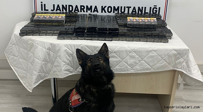 PINARBAŞI'NDA KAÇAK SİGARA ELE GEÇİRİLDİ