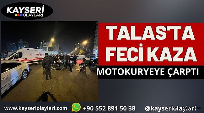 Talas'ta Feci Kaza!