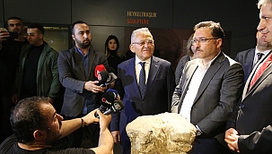 VALİ ÇİÇEK VE BAŞKAN BÜYÜKKILIÇ SUNAĞI TANITTI