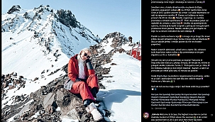 YABANCI FENOMENLER ERCİYES'E ÇIKARMA YAPTI