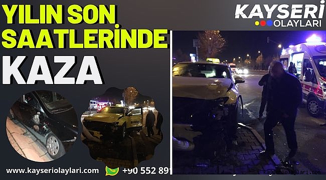 Yılın Son Saatlerinde Kaza
