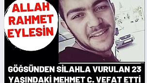Akkışla'da silahla vurulan genç hayatını kaybetti