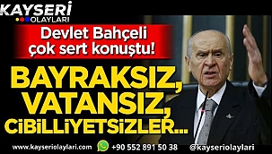 Devlet Bahçeli Edebimiz el vermez, edepsizlik edene...