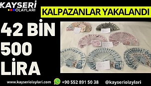 Kayseri'de Kalpazanlar Yakalandı