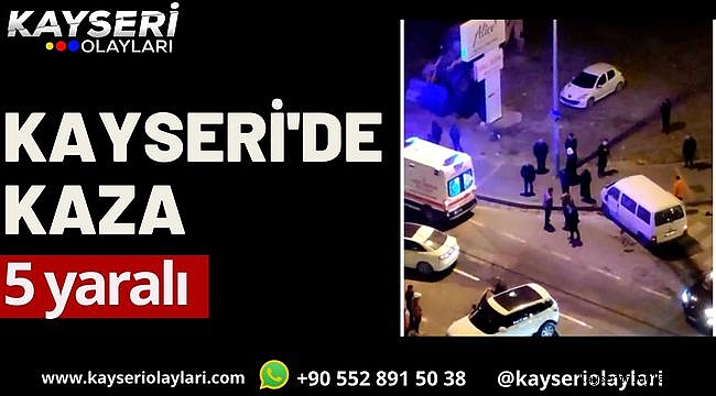 Beyazşehir'de trafik kazası: 5 yaralı