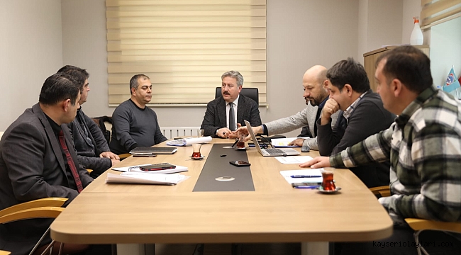 MELİKGAZİ'DE PLANLAMA TOPLANTISI